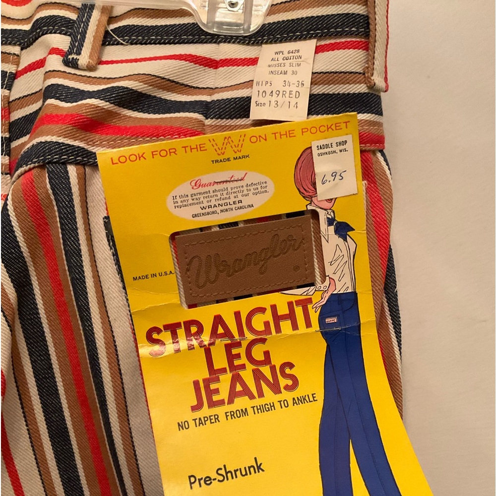 Wrangler, New Striped 1960’s Jeans